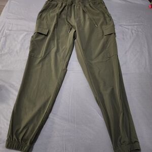 Womens Olive Cargo Pants